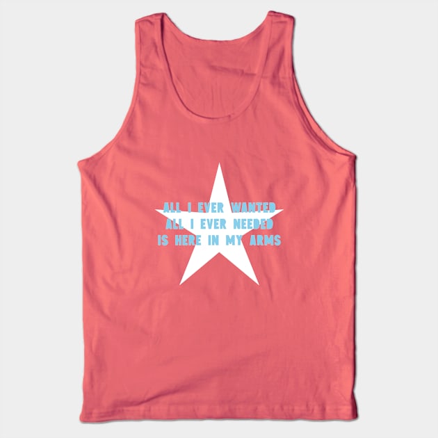 All I Ever Wanted, star, blue Tank Top by Perezzzoso